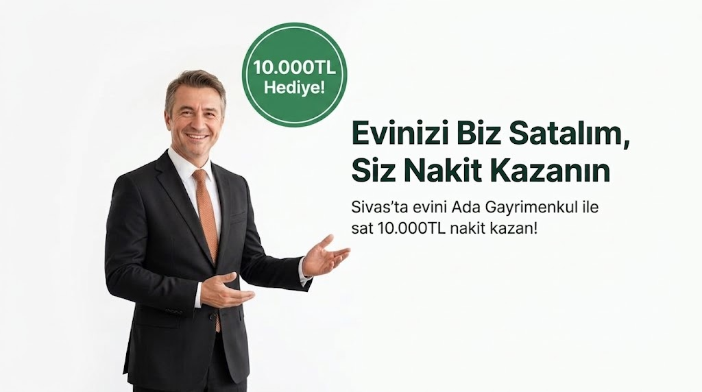 Evinizi Biz Satalım, Siz Nakit Kazanın - 10.000 TL Hediye Kampanyası
