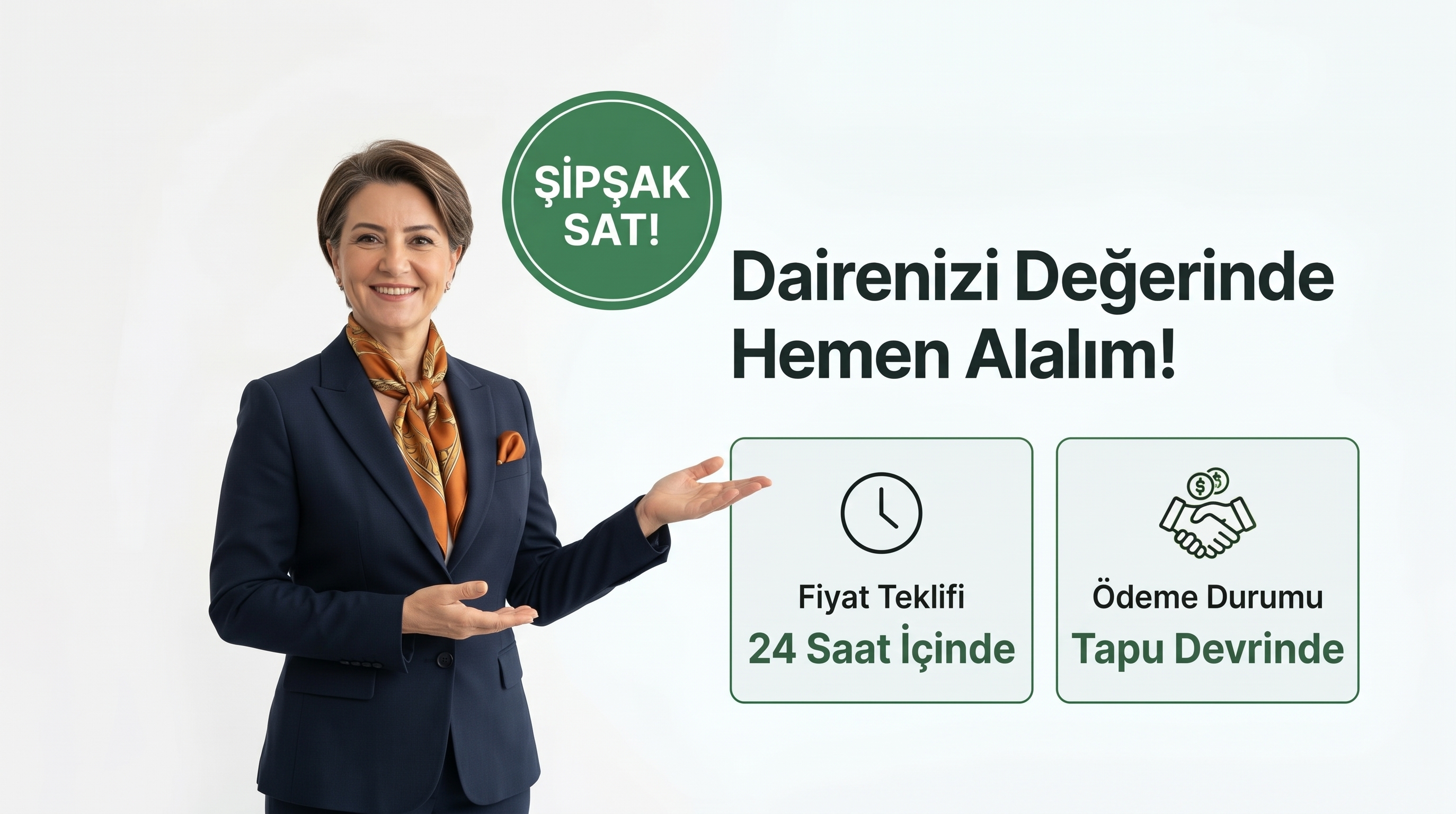 Şipşak Sat - Dairenizi Değerinde Hemen Alalım
